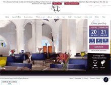 Tablet Screenshot of hotelartrome.com